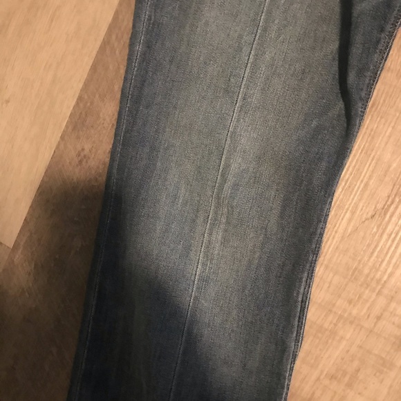 Express seamed front dark wash size 6 classic boot cut jeans - Picture 4 of 7